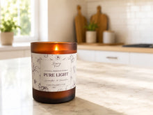 Load image into Gallery viewer, Pure Light 100% Natural Beeswax Candle - Lavender & Vanilla